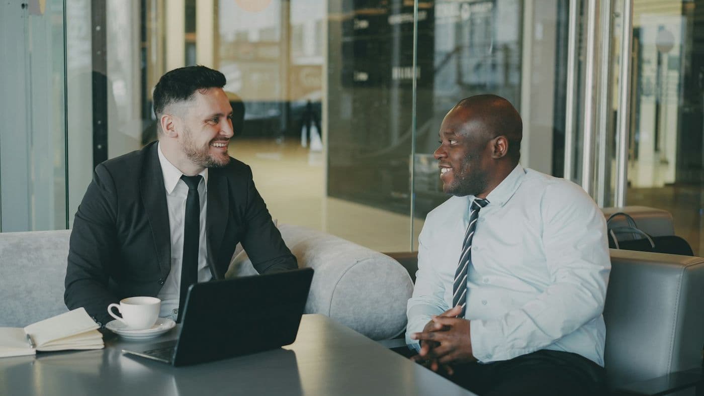 A Necomitt advisor meeting a client